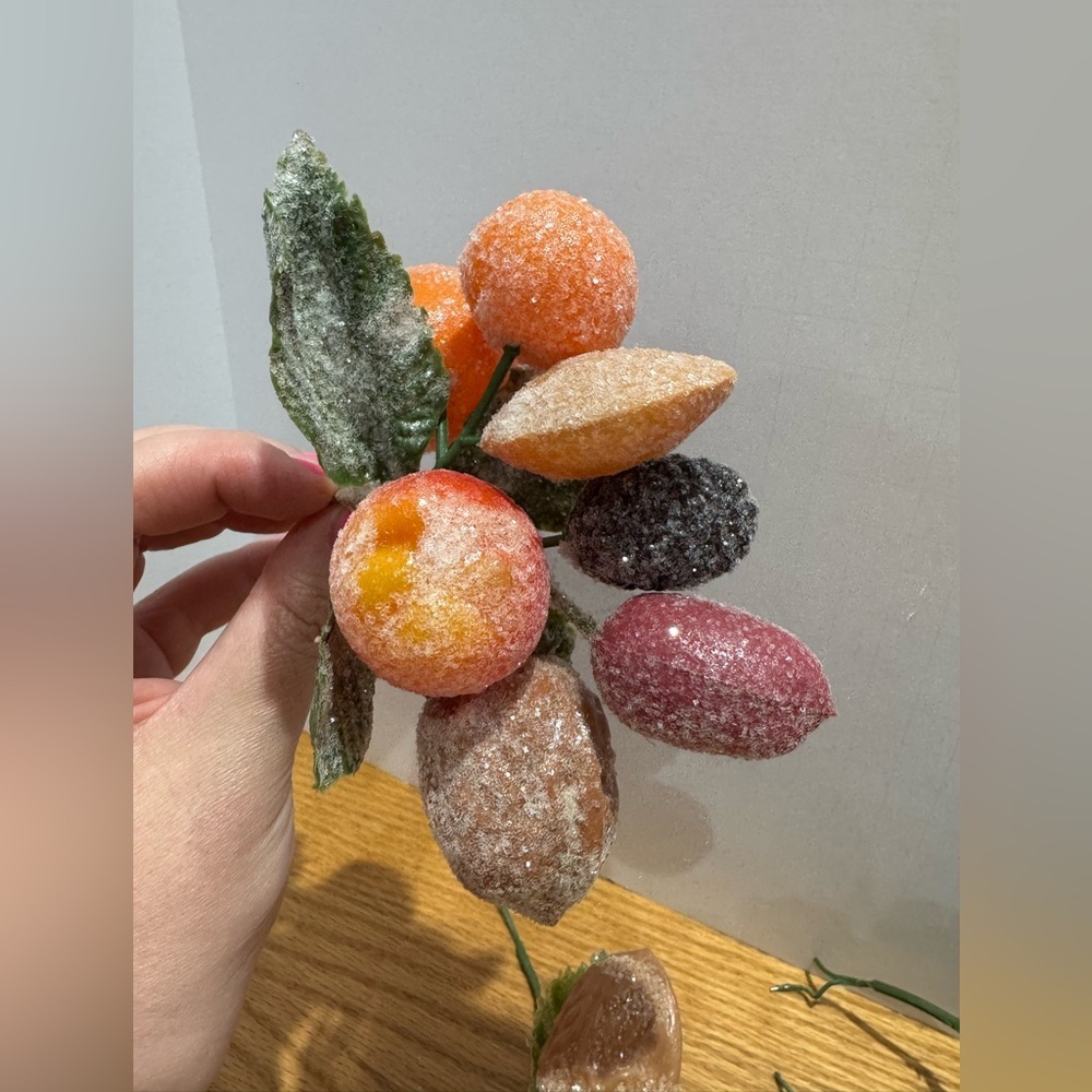 Vintage MCM Artificial Fruit and Greenery Decor - Picture 7 of 8